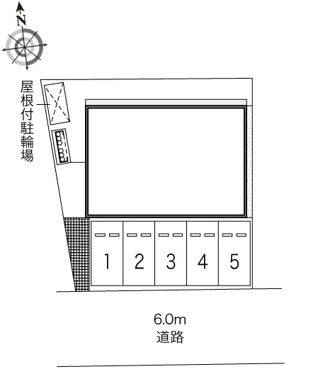 ★手数料０円★春日井市六軒屋町２丁目　月極駐車場（LP）